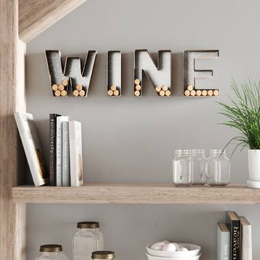 Wall mounted best sale wine cork holder